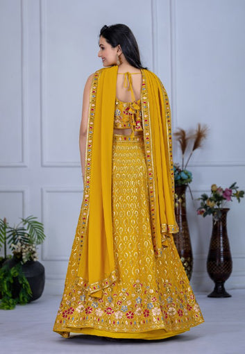 Regal Premium Lehenga with Fox Georgette with Intricate Embroidery & Flawless Flair