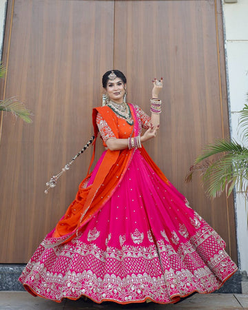 Wedding Ready Georgette Lehenga  Full Stitch  Heavy Flair